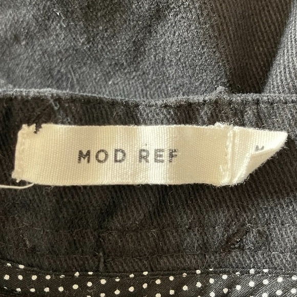 Mod Ref Lockhart Wide Leg Black Denim Overall Size Medium - Picture 6 of 7